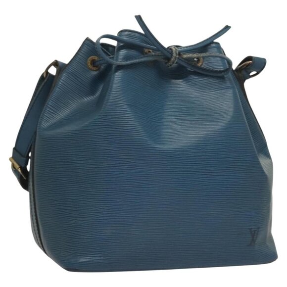 LOUIS VUITTON Epi Petit Noe Shoulder Bag Blue M44105 LV Auth 132004 - Picture 1 of 16